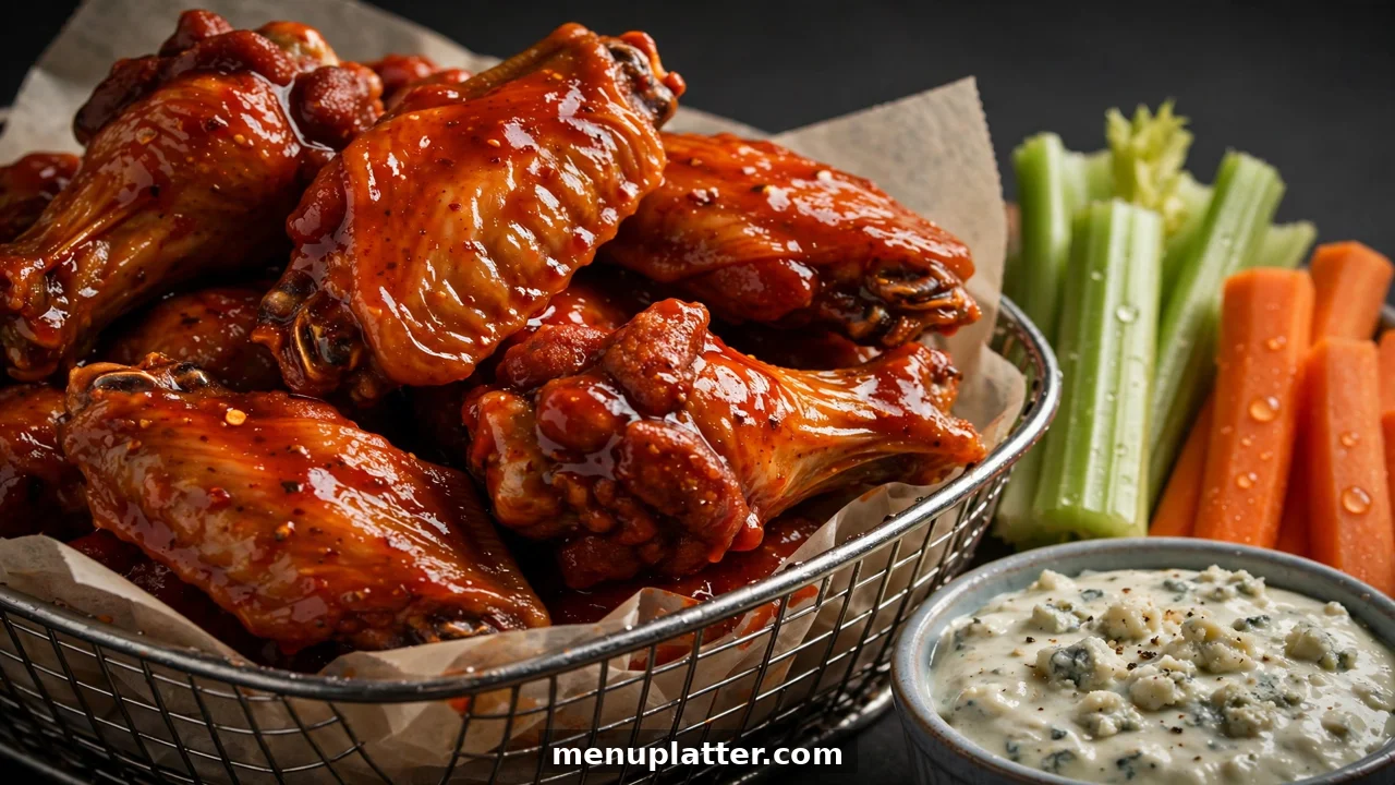 Buffalo Wings & Rings menu with prices