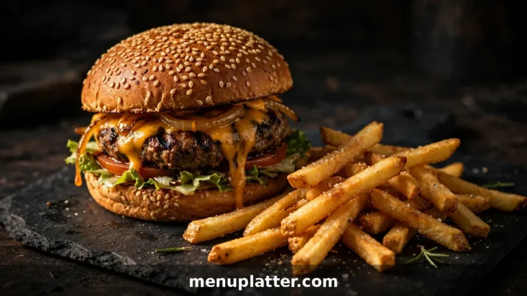 Burger restaurant menus with prices