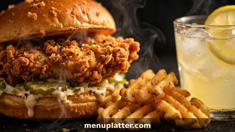 Chick-fil-A menu with prices