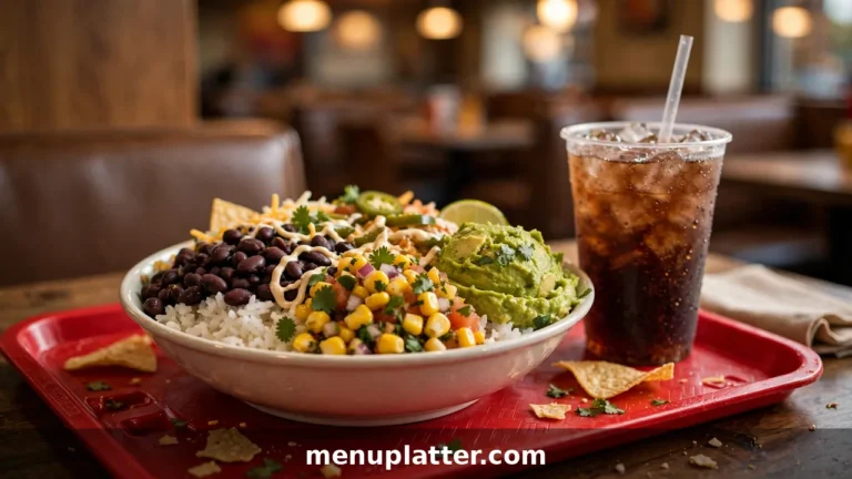 Mexican and taco restaurant menus with prices