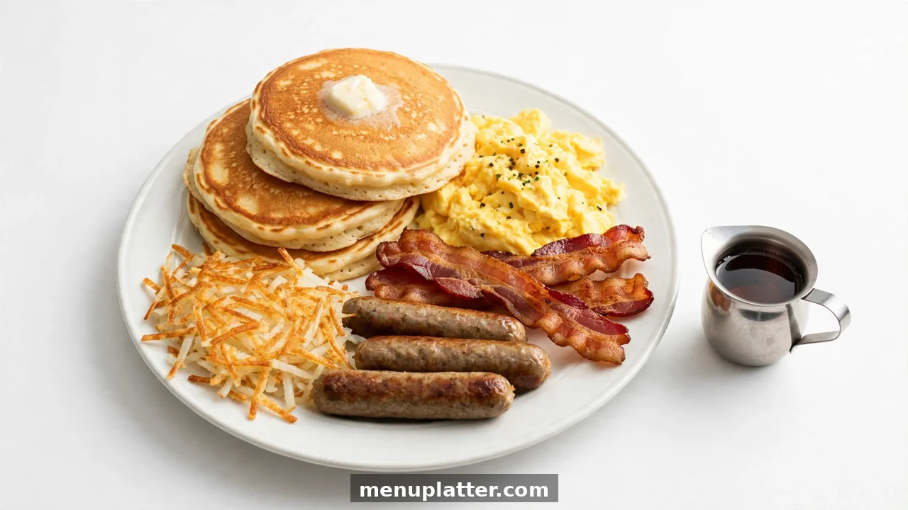 Denny's menu with prices