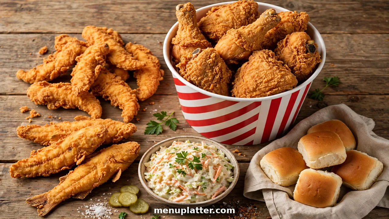 Golden Chick menu with prices