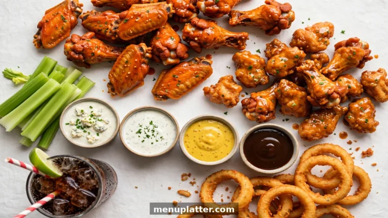 Pluckers Wing Bar menu with prices