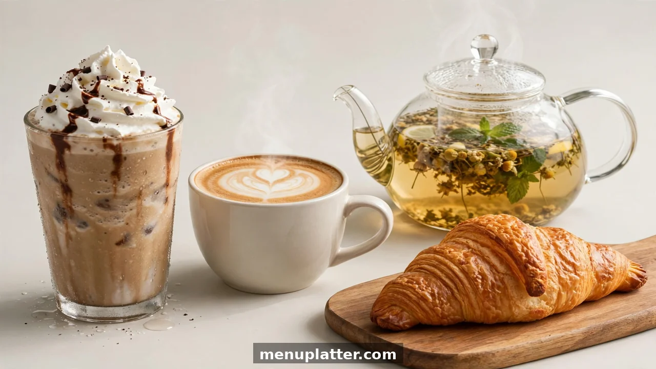 coffee bean and tea leaf menu with prices