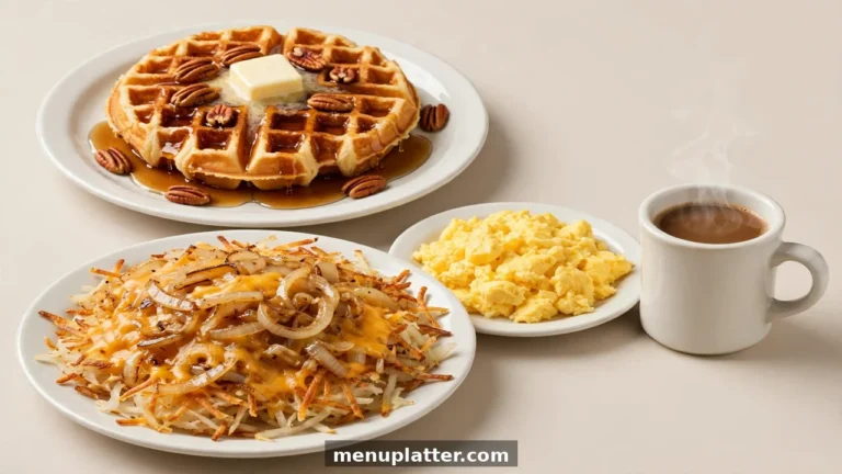 Waffle House menu with prices