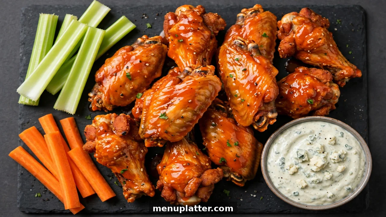Wing Zone menu with prices